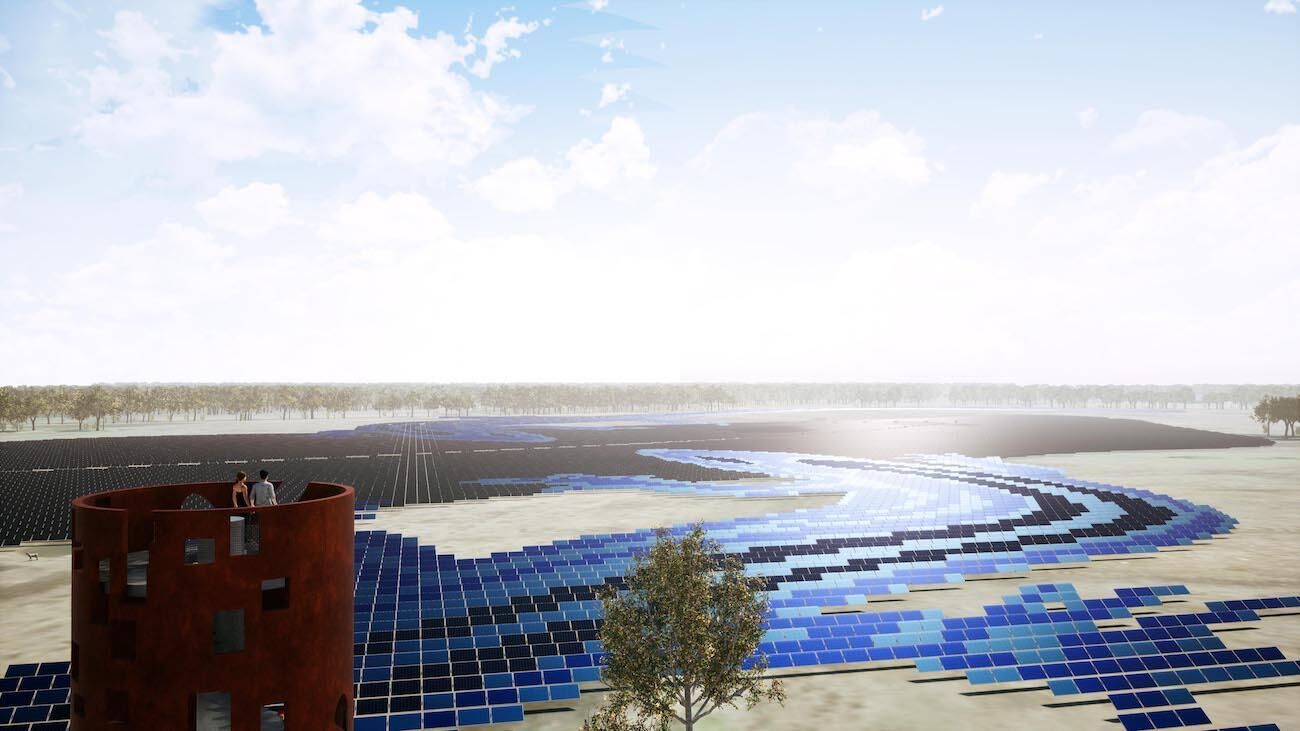 Caro Agterberg_ Dutch Blue_ ontwerp voor een fictief zonnepark_Energy meets the Arts