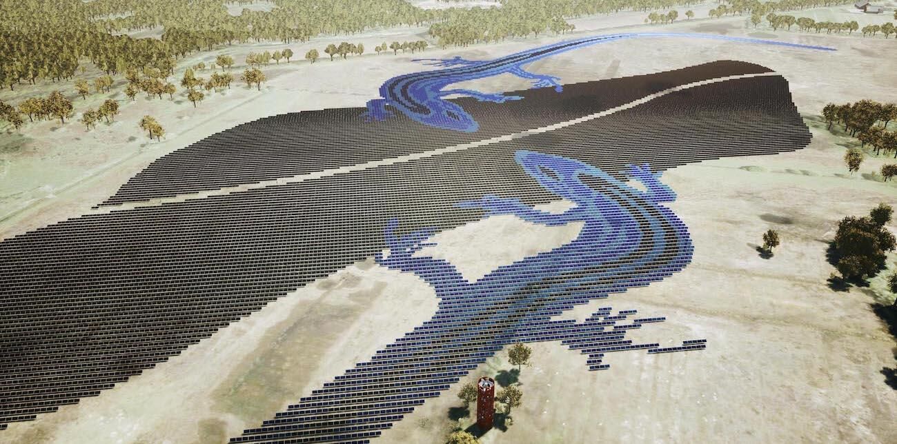 Caro Agterberg_ Dutch Blue_ ontwerp voor een fictief zonnepark_Energy meets the Arts