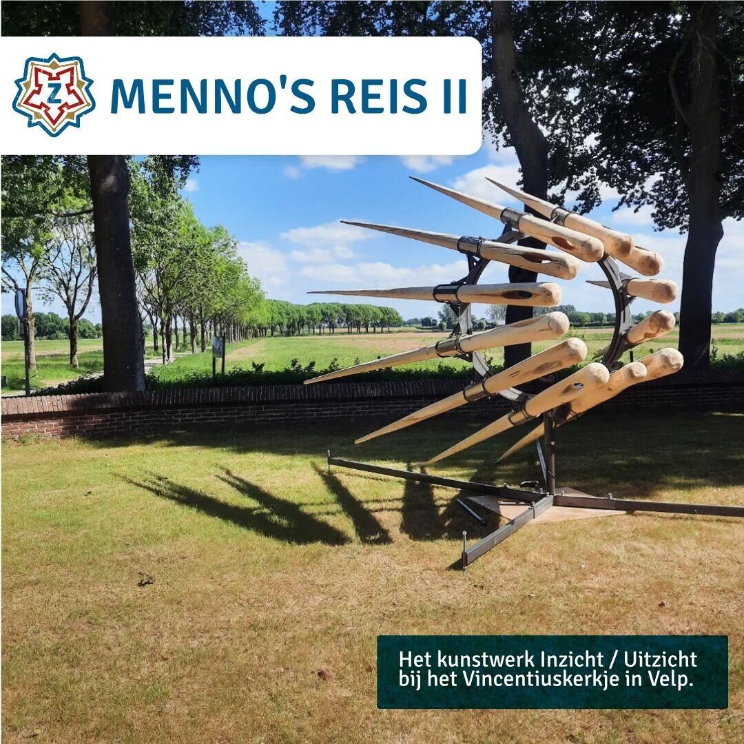 Tweede jaar Menno’s Reis gestart met onthulling kunstwerk in Velp