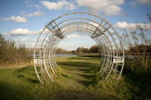 Uitkijk op het landschap -- Werkendam