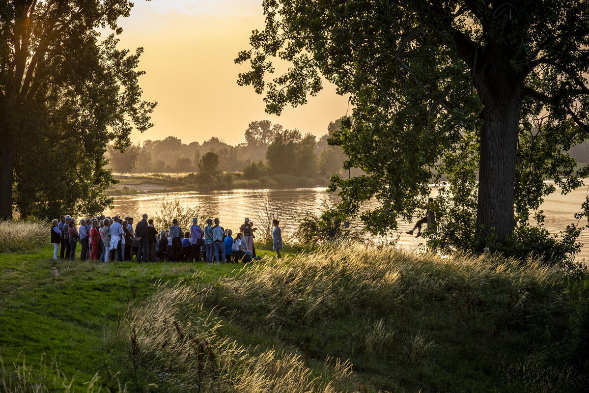 Vrijwilligers houden